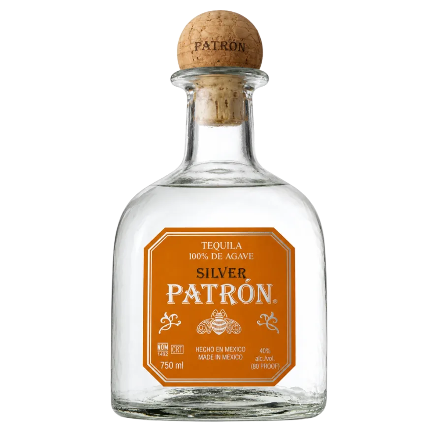 Patrón Silver bottle